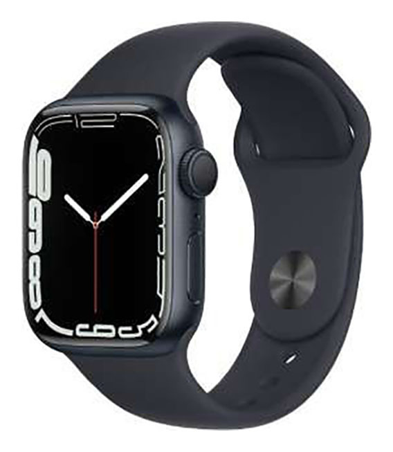 【中古】【安全性のある引き受ける】 Series7[41粍/GPS]軽銀 夜夜中 Apple Watch