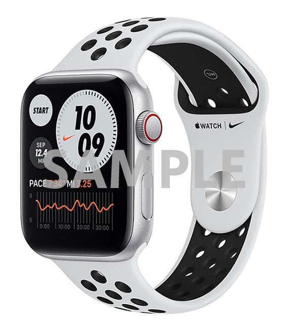 【中古】【安全性のある引き受ける】 SE 第1時人[44粍/セルラー]軽銀 しろがね色 Apple Watch Nike