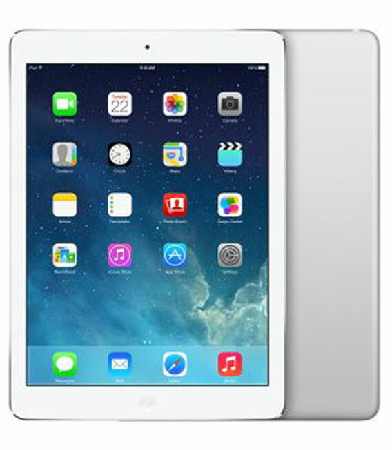 【中古】【楽になること引き受ける】 iPad Air 9.7in 第1時人[128GB] セルラー docomo しろがね色