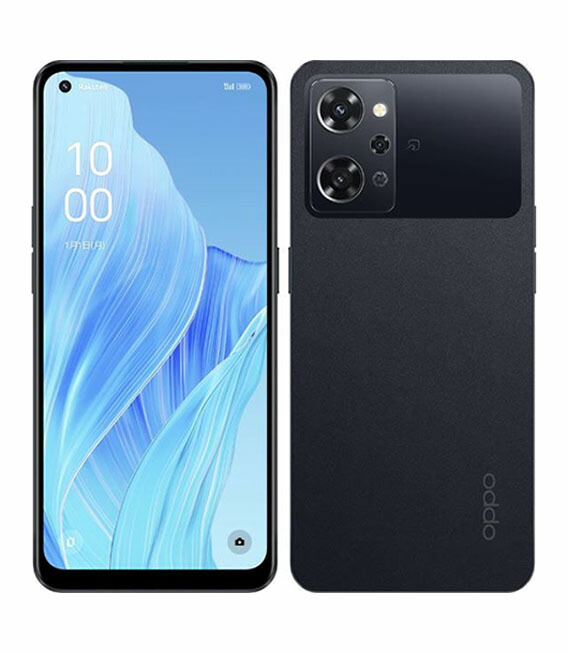 【中古】【安全性のある引き受ける】 OPPO Reno9 A CPH2523[128GB] 可動性 ナイト爵黒いこと