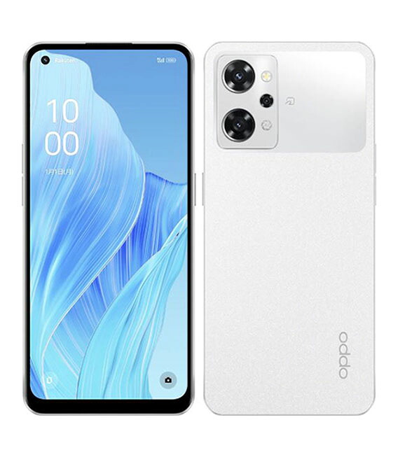 【中古】【安心保証】 OPPO Reno9 A CPH2523[128GB] モバイル ムーンホワイト｜ゲオモバイル