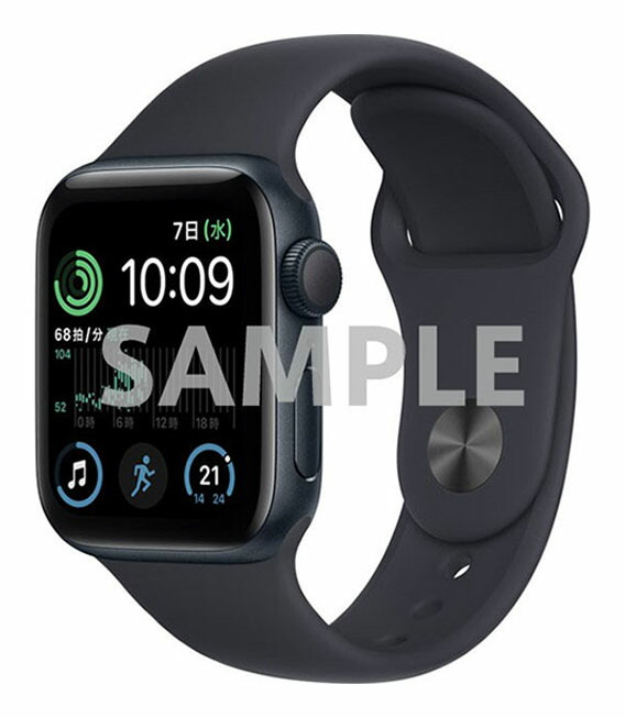 【中古】【安心保証】 SE 第2世代[40mm/GPS]アルミ ミッドナイト Apple Watch