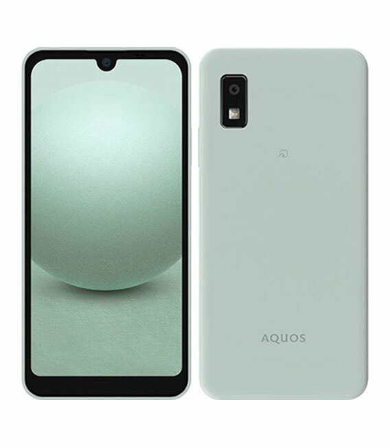 【中古】【安心保証】 AQUOS wish3 SH-M25[64GB] モバイル グリーン