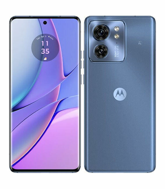 【中古】【楽になること引き受ける】 MOTOROLA motorola edge 40 XT2303-3[256GB] SIM無償性 ルナブルー