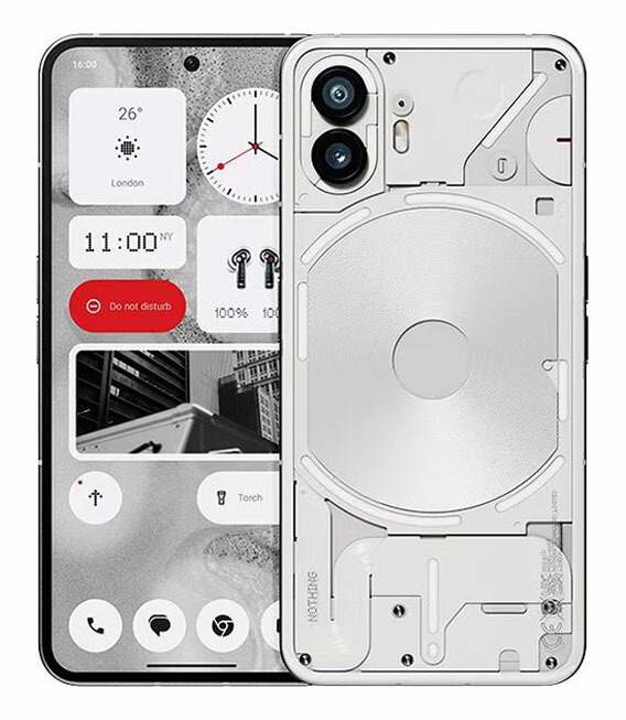 【中古】【安心保証】 Nothing Phone 2 A065[512GB] SIMフリー ホワイト