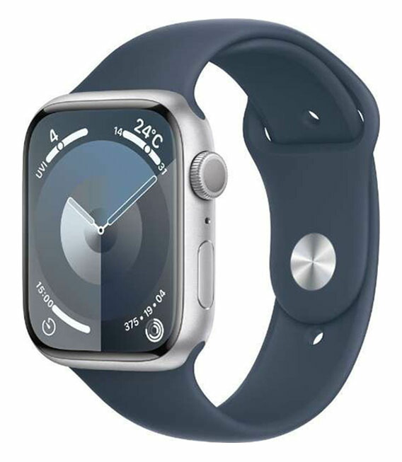 【中古】【安心保証】 Series9[45mm/GPS]アルミ シルバー Apple Watch｜ゲオモバイル