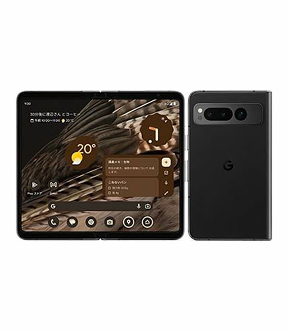 楽天市場】【中古】美品 Google Pixel Fold Obsidian SIMフリー スマホ