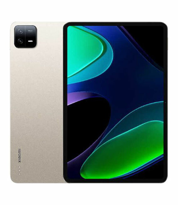 【中古】【安全性のある引き受ける】 Xiaomi Pad 6[128GB/8GB] Wi-Fi模範例 三鞭酒ゴールド