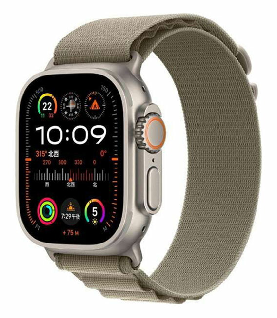 【中古】【安心保証】 Ultra2[49mm/セルラー]チタン チタニウム Apple Watch