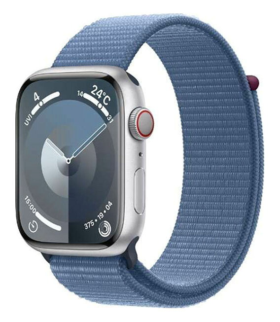 【中古】【安心保証】 Series9[45mm/セルラー]アルミ シルバー Apple Watch｜ゲオモバイル