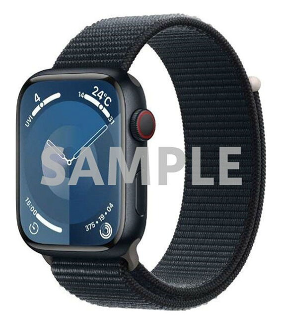 【中古】【安心保証】 Series9[45mm/セルラー]アルミ ミッドナイト Apple Watch