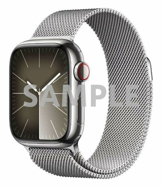 【中古】【安全性のある引き請ける】 Series9[41粍/セルラー]ステンレス鋼 しろがね色 Apple Watch