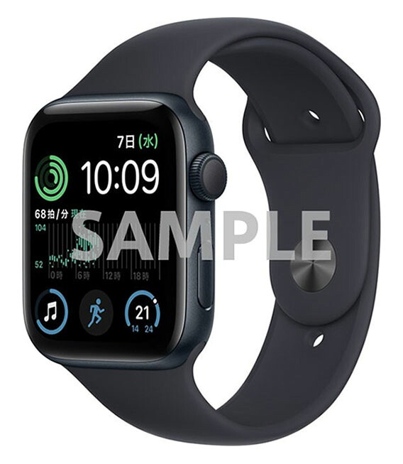 【中古】【安心保証】 SE 第2世代[44mm/GPS]アルミ ミッドナイト Apple Watch｜ゲオモバイル