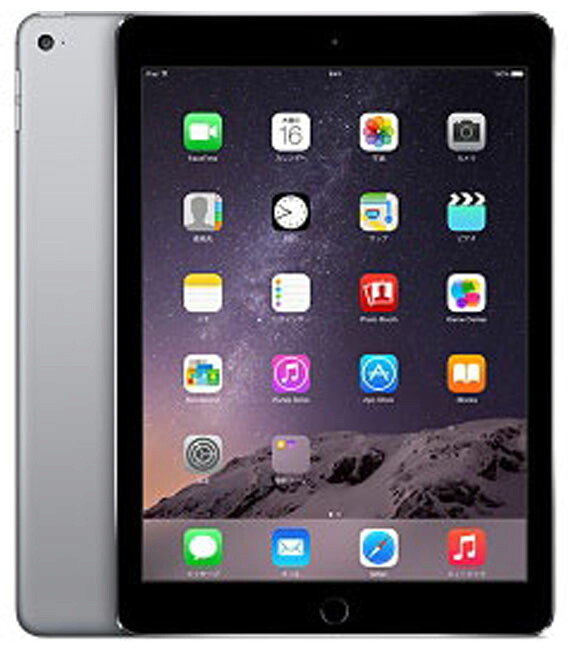【中古】【安心保証】 iPad Air 9.7インチ 第2世代[64GB] セルラー SIMフリー スペースグレイ｜ゲオモバイル