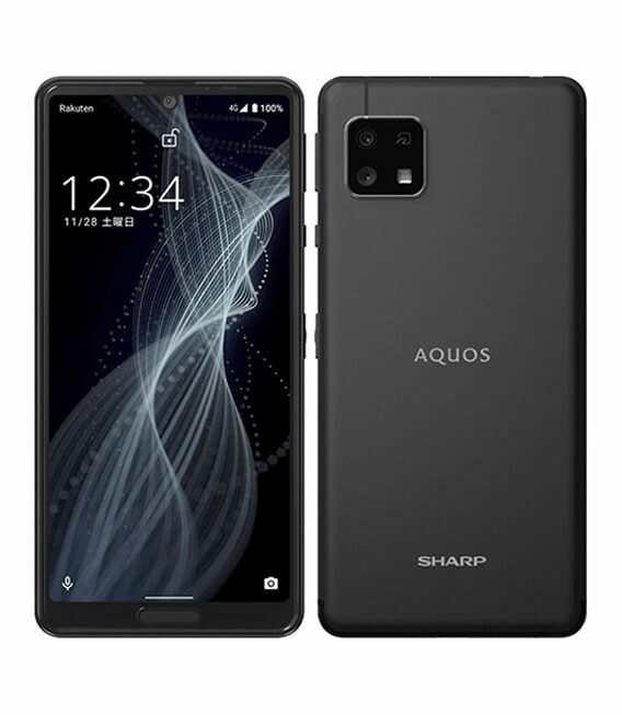 【中古】【楽になること引き受ける】 AQUOS sense4 lite SH-RM15[64GB] 移動性 黒いこと