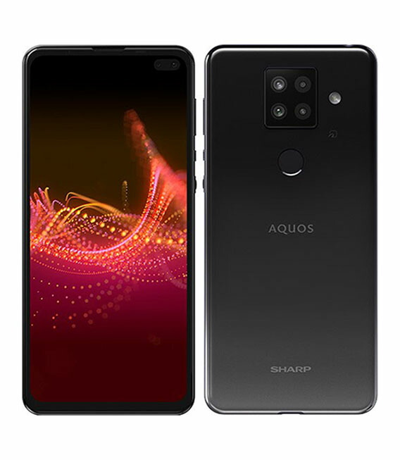 【中古】【安全性のある引き受ける】 AQUOS sense4 plus SH-M16[128GB] SIM無償性 黒いこと