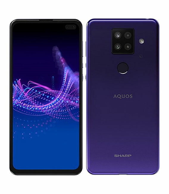 【中古】【安全性のある引き請ける】 AQUOS sense4 plus SH-M16[128GB] SIM無償性 パープル