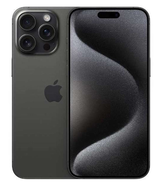 【中古】【安心保証】 iPhone15 Pro[256GB] docomo ブラックチタニウム