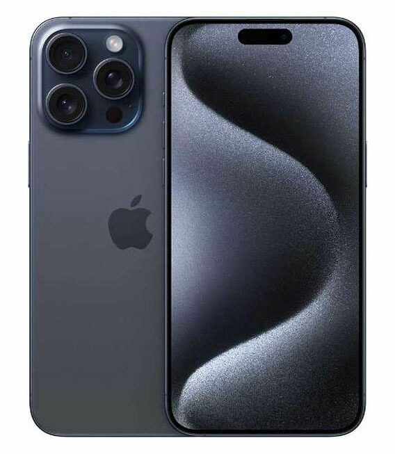 【中古】【安心保証】 iPhone15 Pro[128GB] モバイル ブルーチタニウム｜ゲオモバイル