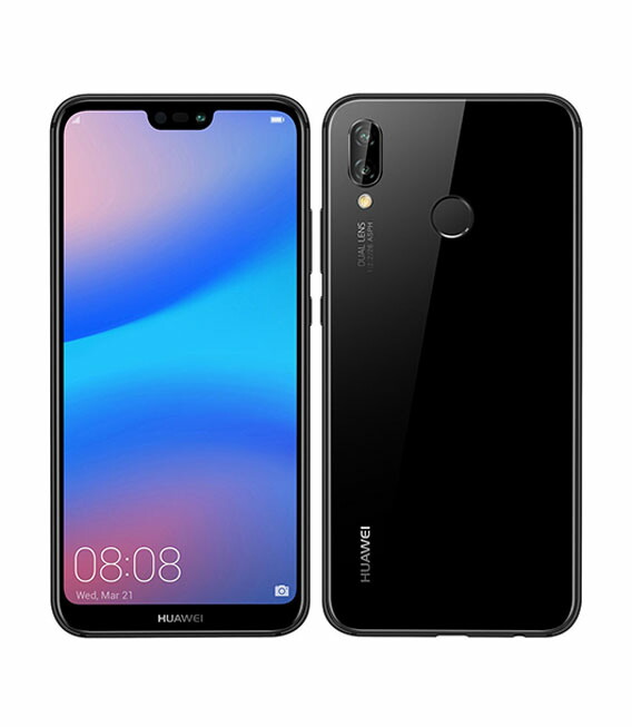 【中古】【安全性のある引き請ける】 HUAWEI P20 lite ANE-LX2J[32GB] SIM無償性 真夜中黒いこと