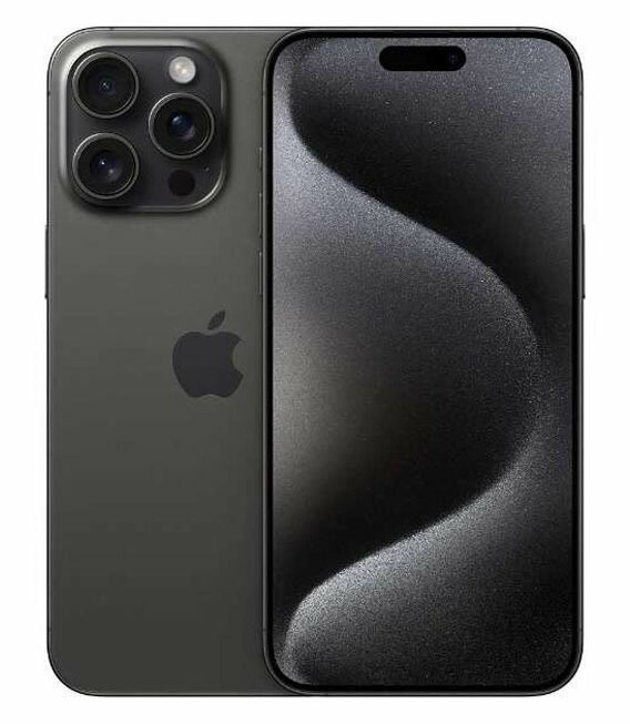 【中古】【安心保証】 iPhone15 Pro Max[1TB] SIMフリー ブラックチタニウム