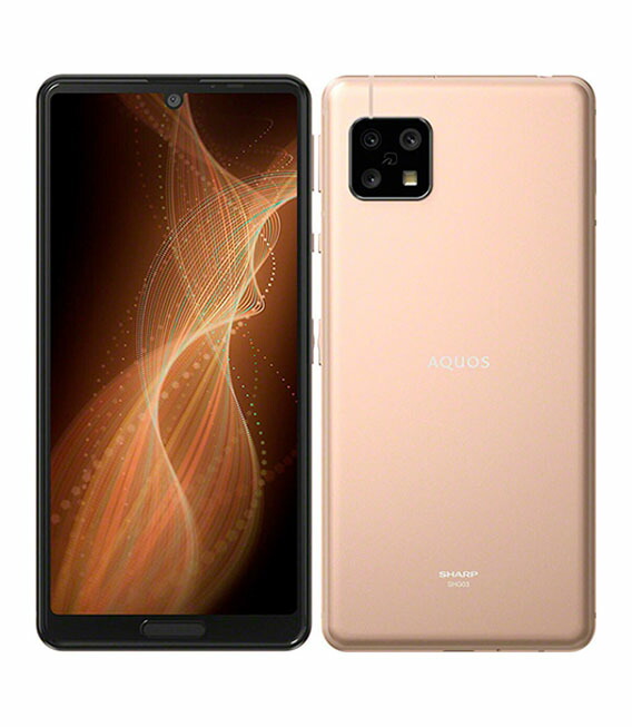【中古】【楽になること引きうける】 AQUOS sense5G SHG03[64GB] au ライトカッパー