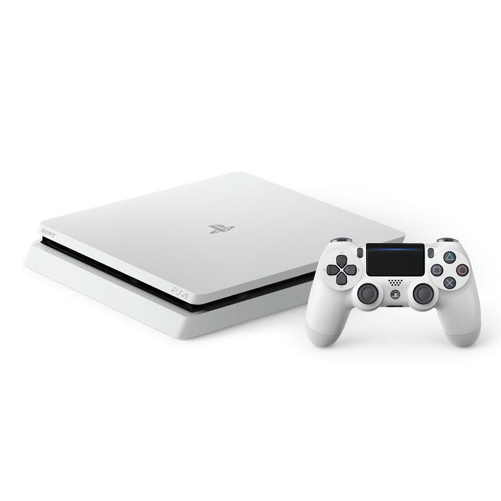 【中古・箱説あり・付属品あり・傷なし】PlayStation4 CUH－2000BB02 グレイシャー・ホワイト 1TB プレイステーション4 ゲーム機本体