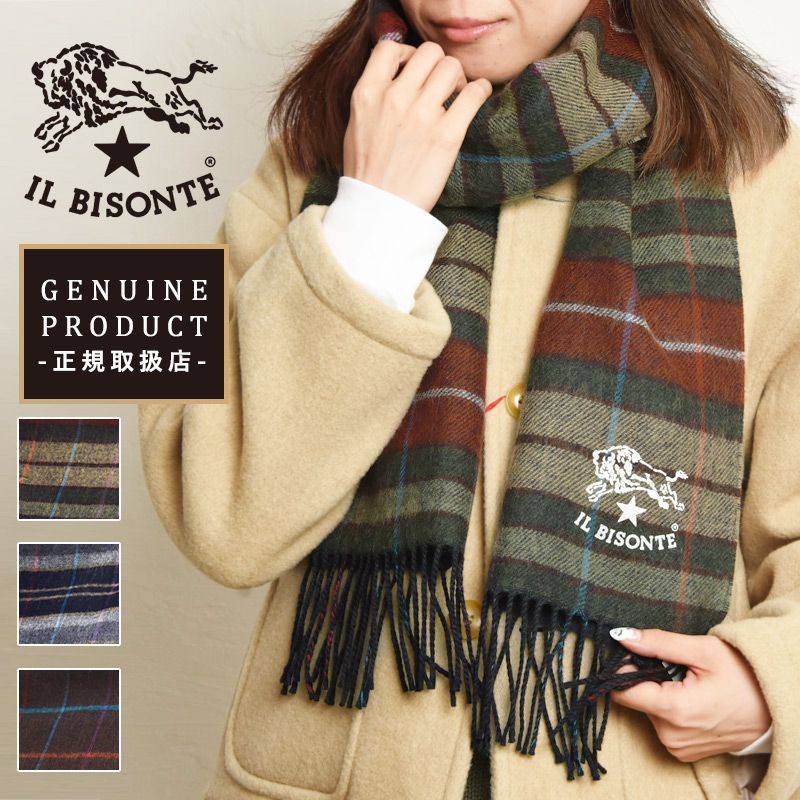 楽天市場】【SALE／10%OFF】IL BISONTE イルビゾンテ チェック ロゴ 