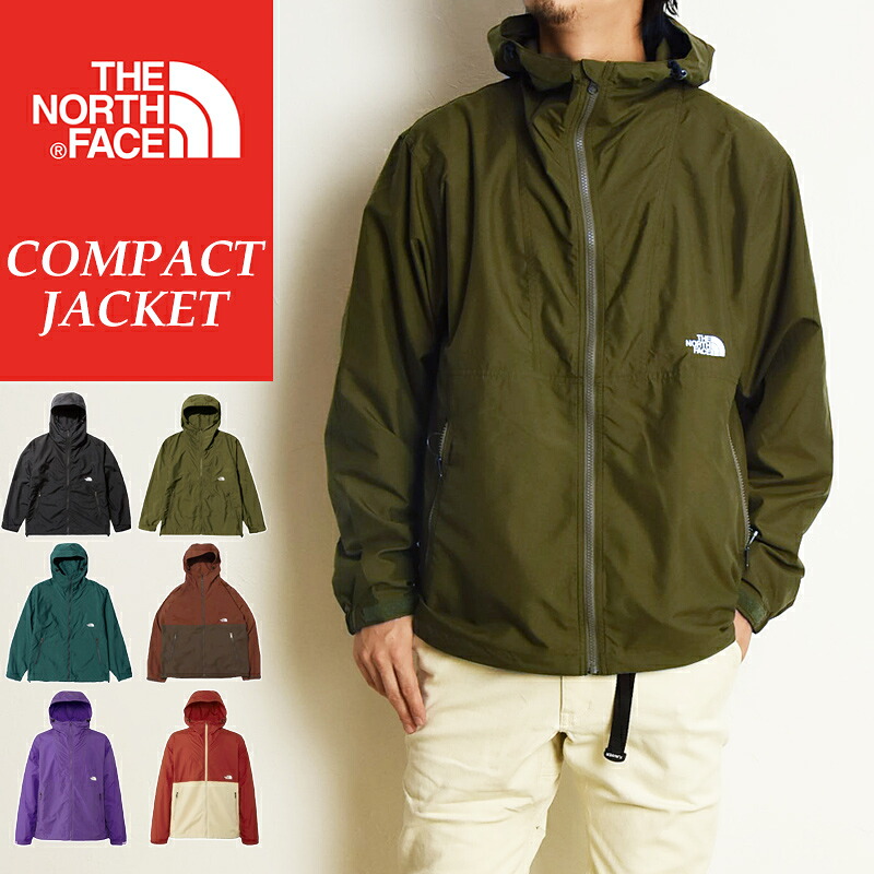 2023-2024新作 ノースフェイス THE NORTH FACE コンパクトジャケット COMPACT JACKET メンズ マウンテンパーカー ナイロンパーカー 撥水 防水 NP72230 ニュートープ ブラック キャンプ アウトドア フェス【gs0】|GEOGRAPHY/ジェオグラフィー
