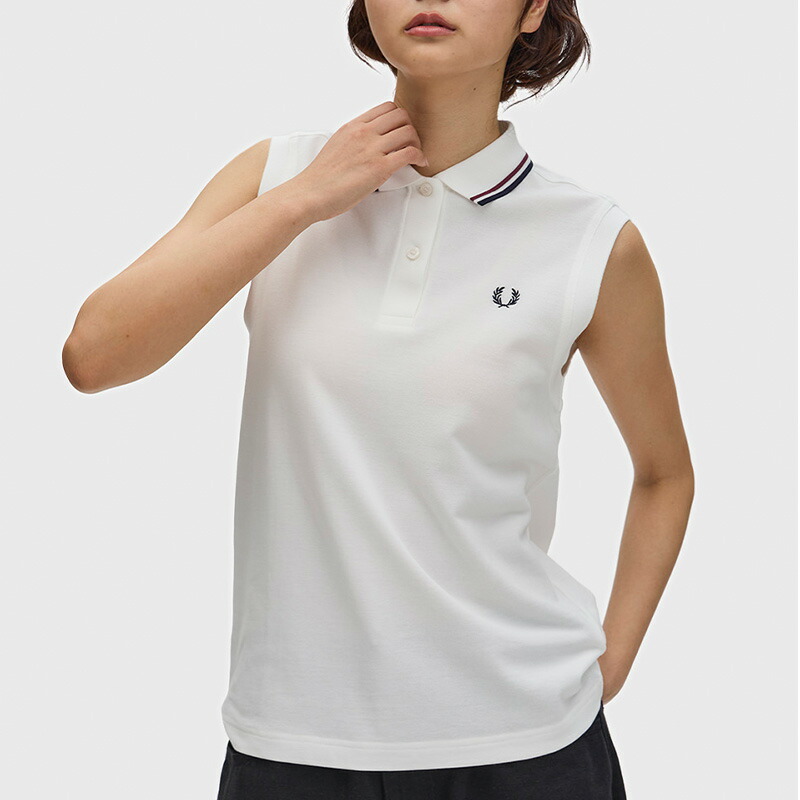 2026春夏新作 FRED PERRY フレッドペリー The Fred Perry Shirt レディース スリーブレス ポロシャツ ノースリーブ G7200【os】｜GEOGRAPHY／ジェオグラフィー