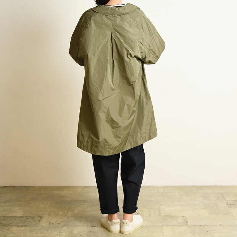 ダントン Bshop 撥水 ナイロンタフタコート 36 ステンカラーコート 春服 DANTON（ダントン）の「[DANTON/ダントン] ナイロンタフタコート