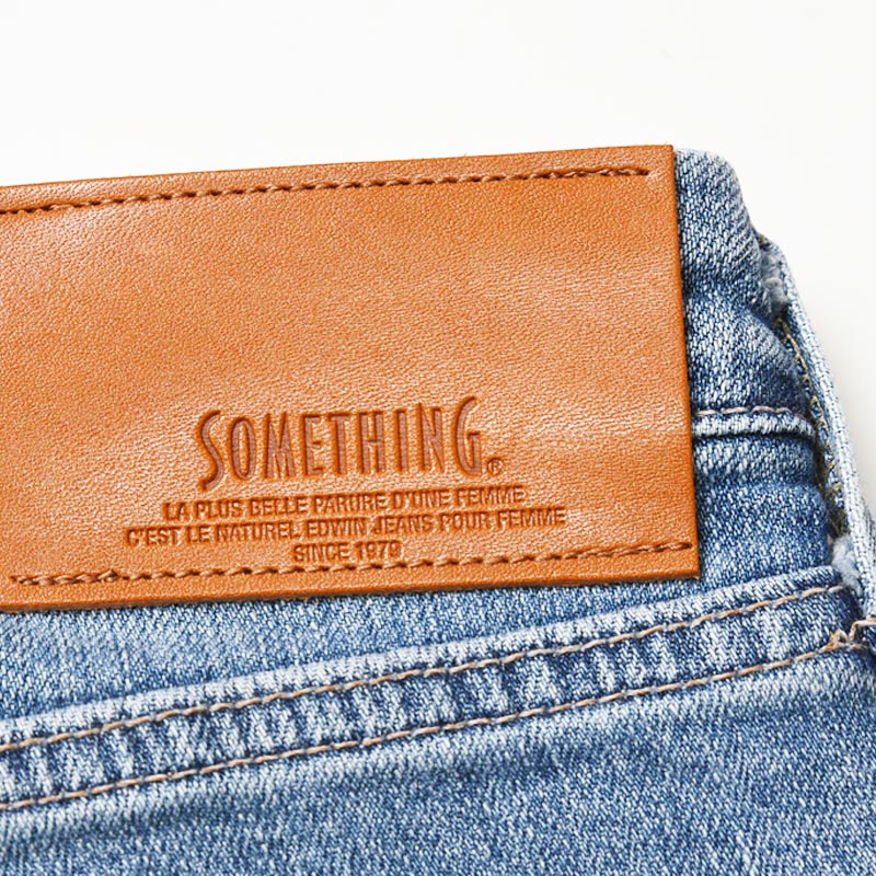2020春夏新作裾上げ無料【定番】SALEセール5%OFF定番サムシングSOMETHINGテーパードストレートデニムパンツレディースハイパワーストレッチジーンズジーパンSKY38