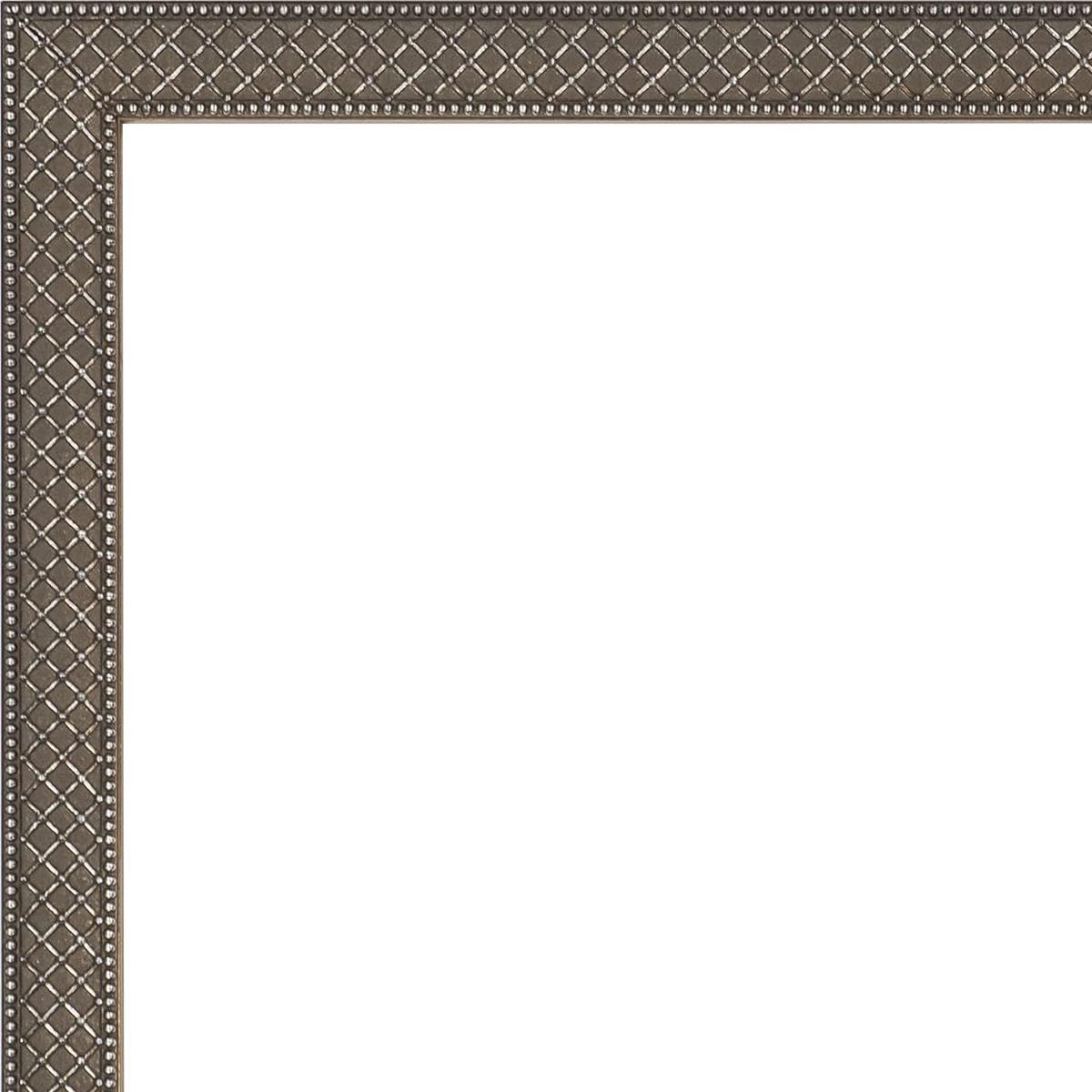 ワイドサイズ額縁 50×25 500×250mm シルバー系 アンティークシルバー 木製 UVカットアクリル仕様 G3697 パノラマ写真・横長ポスター・カリグラフィーなど 【受注生産品のため返品不可】【東北・北海道・沖縄・離島は配送不可】
