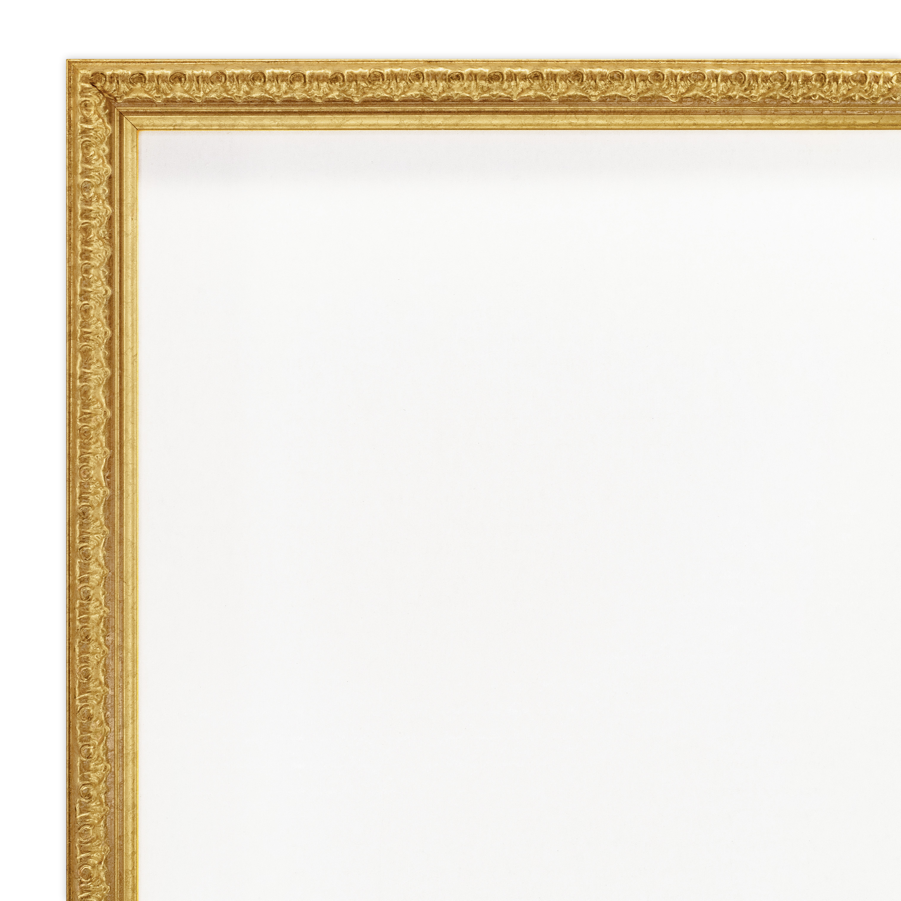 正方形額縁 35角 350&times;350mm ゴールド 木製 UVカットアクリル仕様 G6005L アートポスター・デザインアート・水彩画・スクエア写真など 【受注生産品のため返品不可】【東北・北海道・沖縄・離島は配送不可】｜アートハウスゲルボア