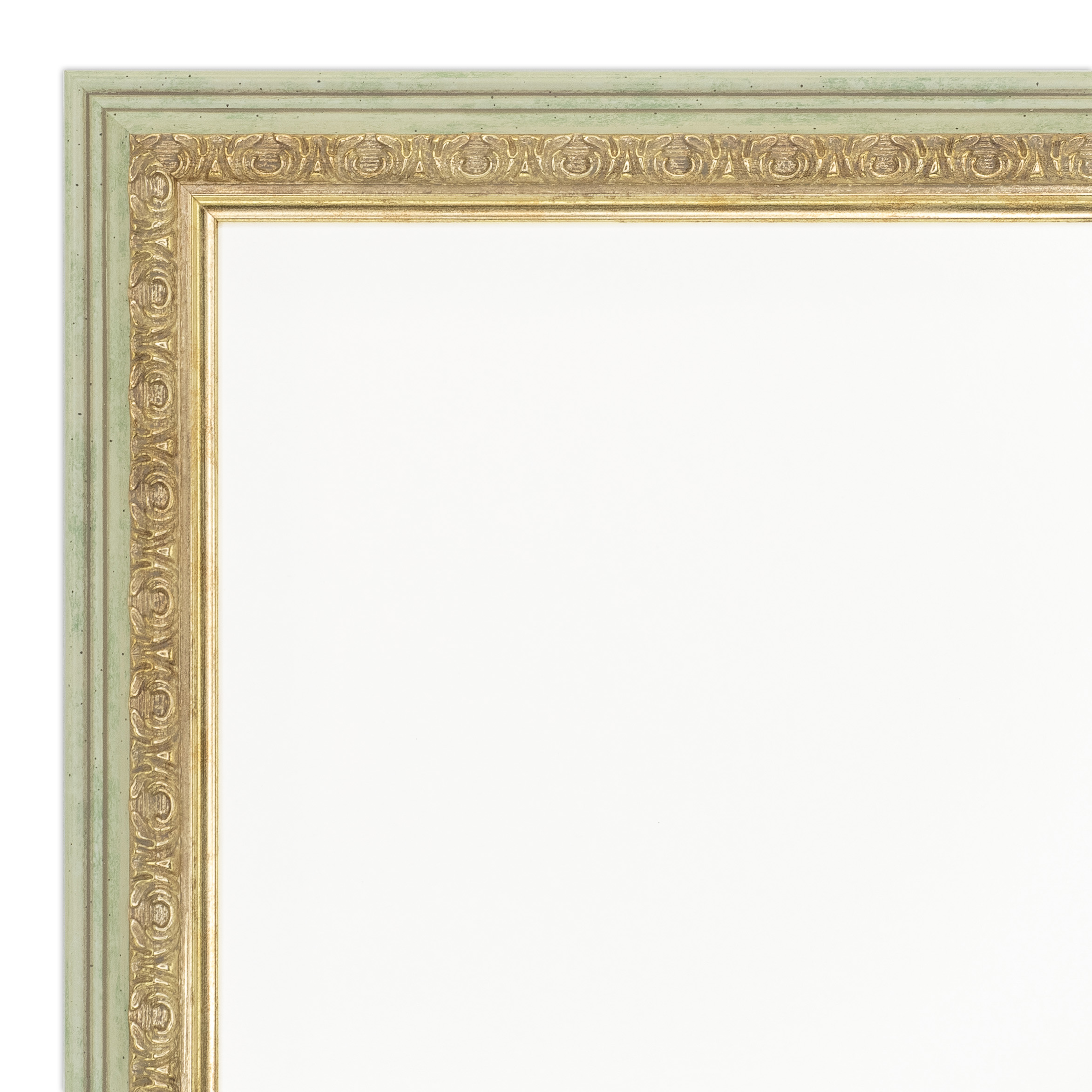 正方形額縁 45角 450×450mm グリーン 樹脂製 UVカットアクリル仕様 G8237D アートポスター・デザインアート・水彩画・スクエア写真など 【受注生産品のため返品不可】【東北・北海道・沖縄・離島は配送不可】|アートハウスゲルボア