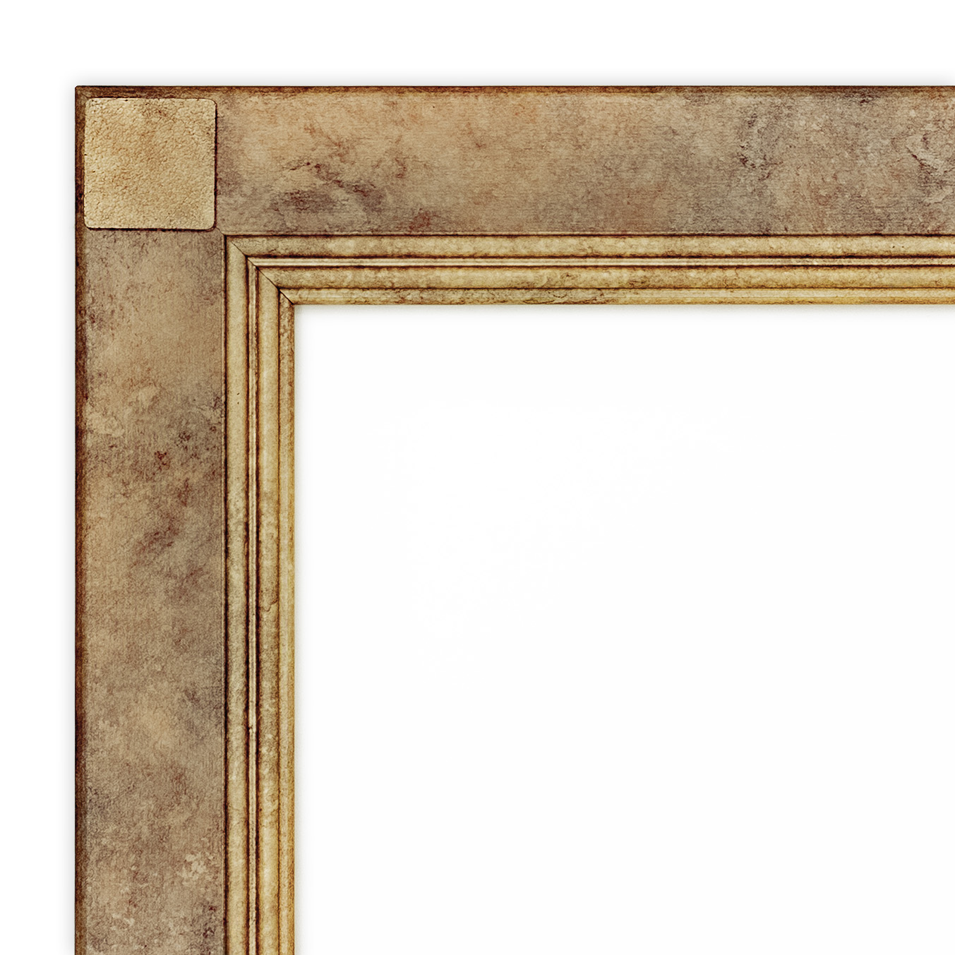 色紙 242×274mm 用額縁 ブラウン系 ゴールドブラウン（BR） 樹脂製 アクリル仕様  ボタンフック付 MH-E43K サイン・イラスト・記念色紙など 【受注生産品のため返品不可】【東北・北海道・沖縄・離島は配送不可】