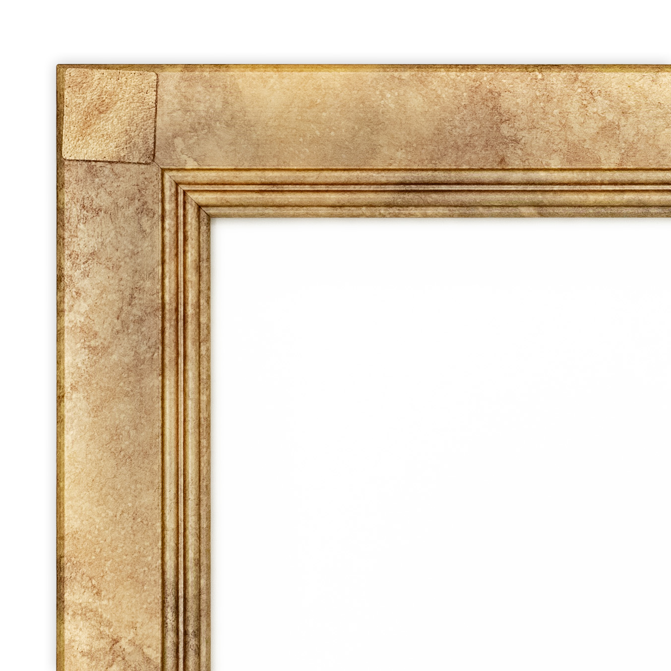 色紙 242×274mm 用額縁 ゴールド系 アンティークゴールド（G） 樹脂製 アクリル仕様  ボタンフック付 MH-E43K サイン・イラスト・記念色紙など 【受注生産品のため返品不可】【東北・北海道・沖縄・離島は配送不可】