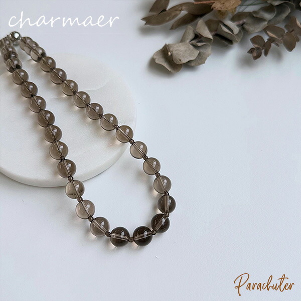 ご予約ポイントアップ【charmaer】チャーマー スモーキークオーツネックレス 276826 2026 winter collection ご予約 人気 30代 40代 50代 60代 セレクトショップ パラシューター アヤン ayane あーちゃん オンラインショップ 正規取扱店｜セレクトショップ Parachuter