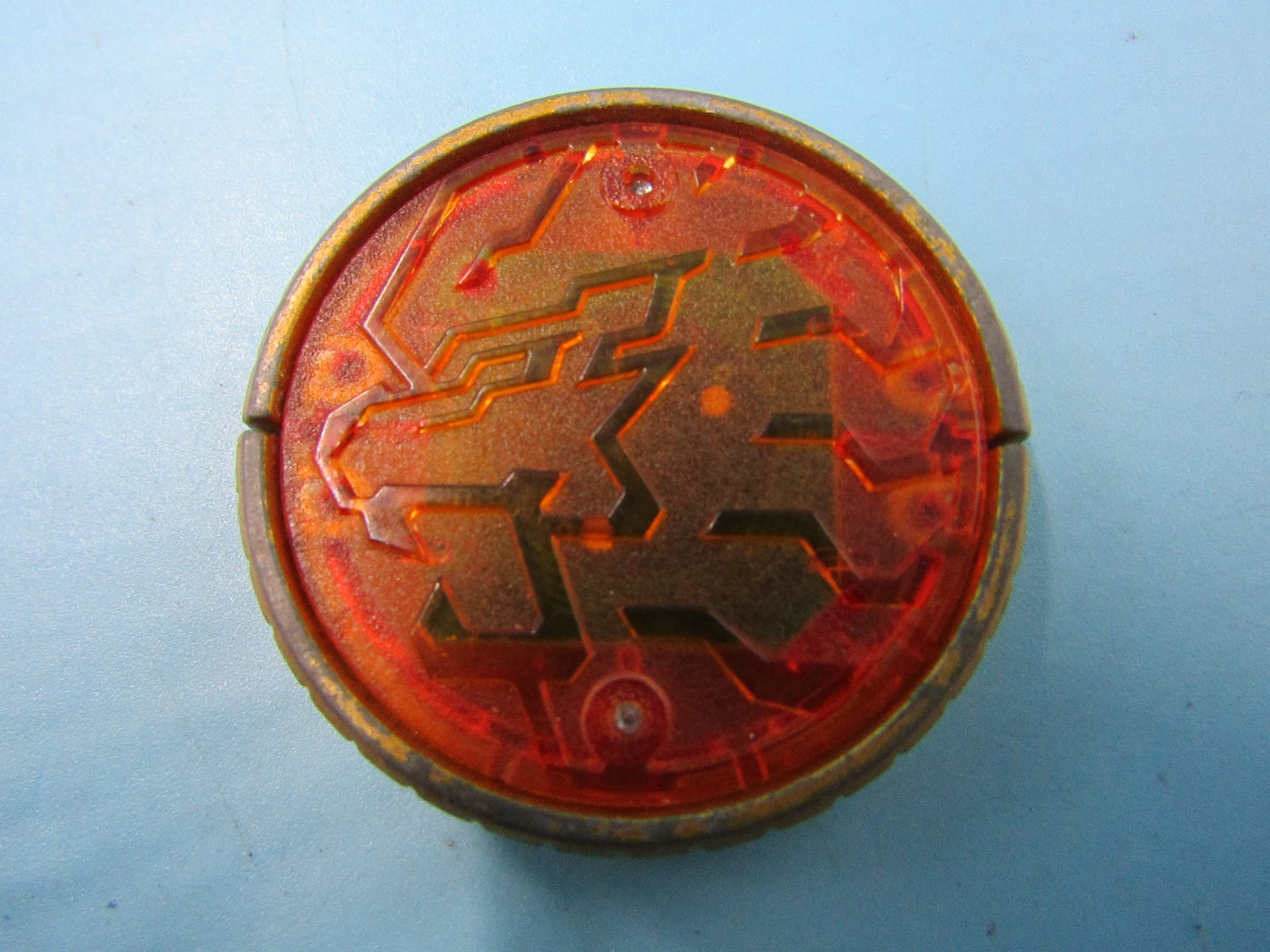 【中古】仮面ライダーオーズ オーメダルセット01 【2.ライオン・コア】　箱なし画像