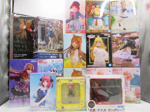 【中古】プライズフィギュア 16個セット エヴァ 推しの子 五等分の花嫁 アイマス フェイト SPY×FAMILY ウマ娘 狼と香辛料