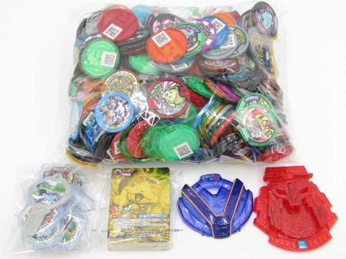 【中古】妖怪ウォッチ 妖怪メダル 妖怪Yメダル 妖怪アーク とりつきカードバトル 合計350枚セット