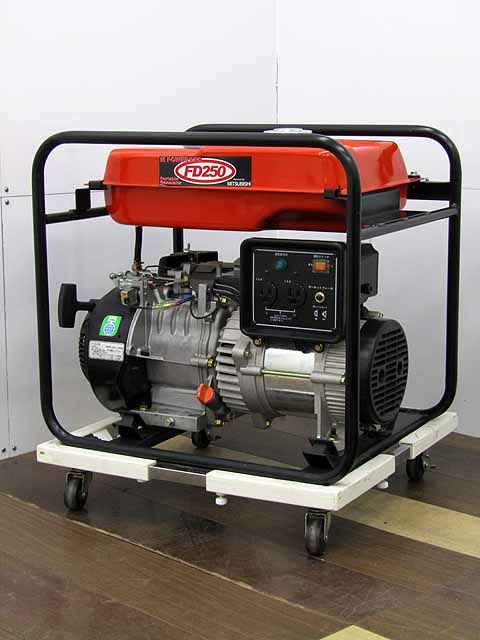 三菱 発電機 FD250 中古品