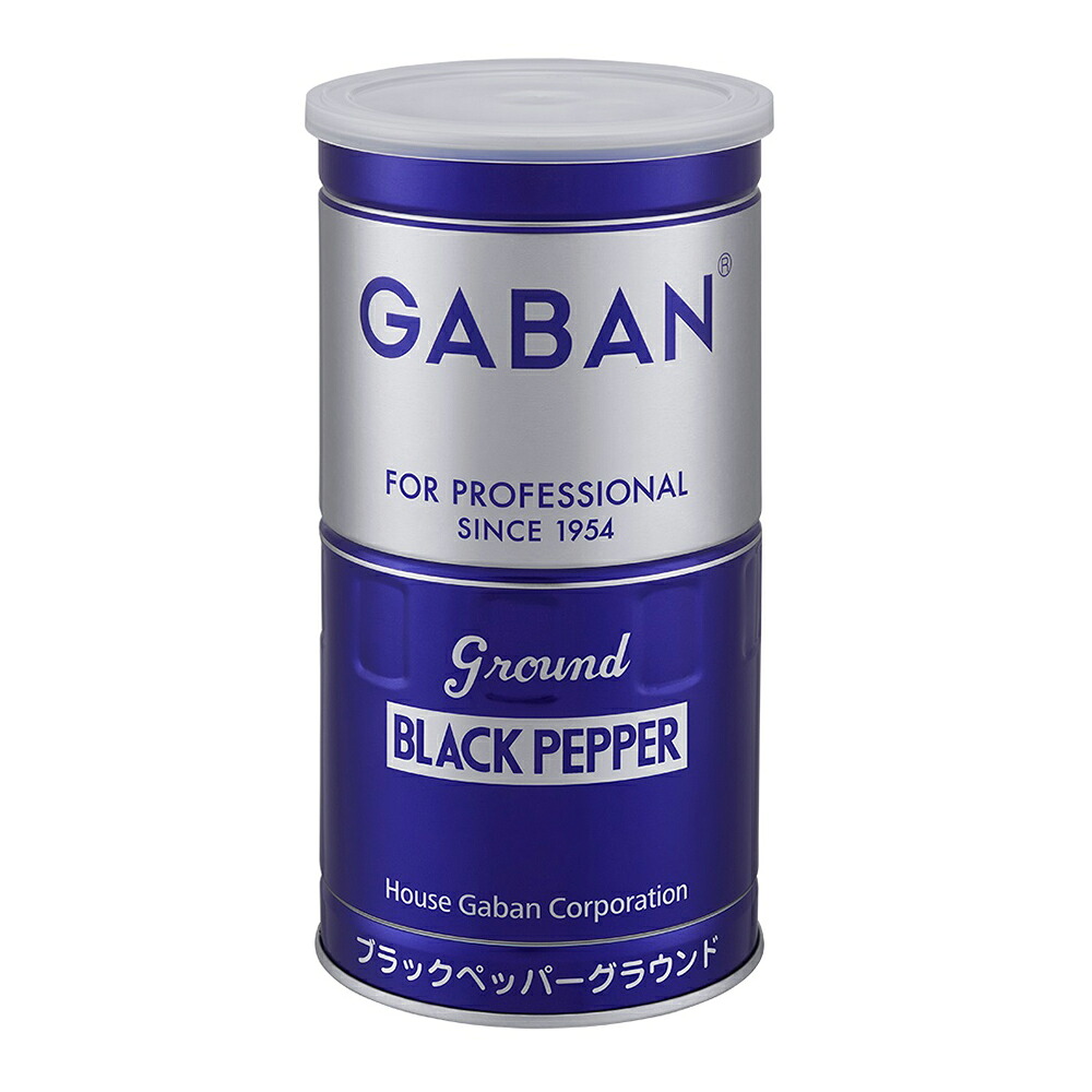 【ケース販売 12個入1ケース】ギャバン ブラックペッパー グラウンド 420g 1缶 GABAN スパイス 香辛料