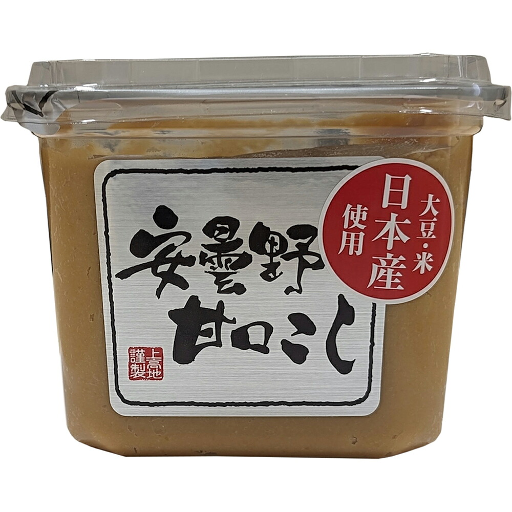 【常温便】 【ケース販売 6個入1ケース】上高地 安曇野 甘口こし味噌 ケース限定 750g 6個