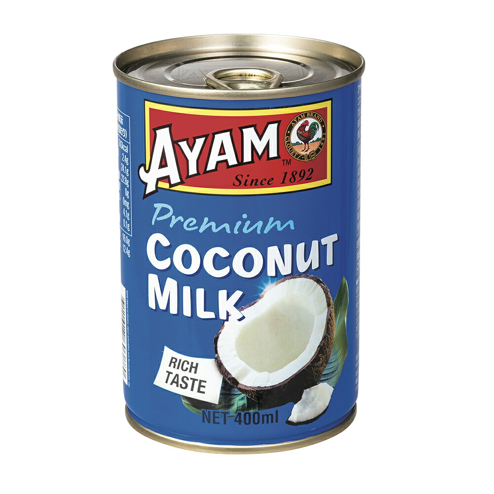 【ケース販売 12個入1ケース】アヤムココナッツミルク プレミアム 400ｍｌ／4号缶 1缶
