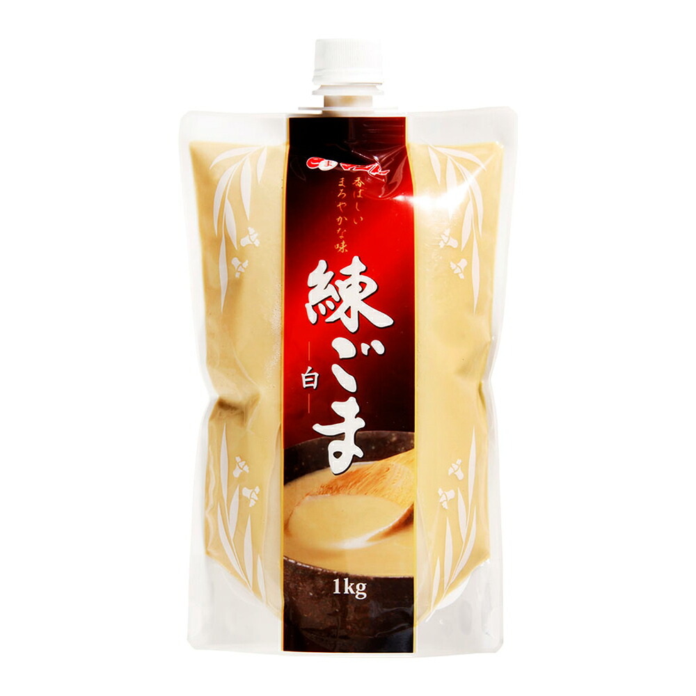 【ケース販売 6個入1ケース】マコト ねりごまスパウトボトル 1kg 1本