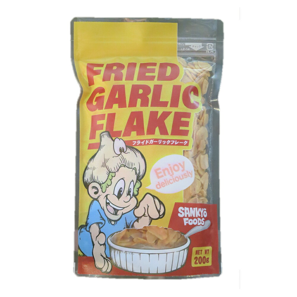 【ケース販売 25個入1ケース】三共食品 フライドガーリックフレーク 200g 1袋