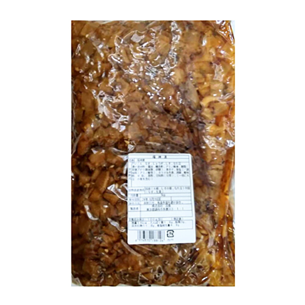 【ケース販売 10個入1ケース】浜食 無着色 福神漬 茶 1kg 1袋