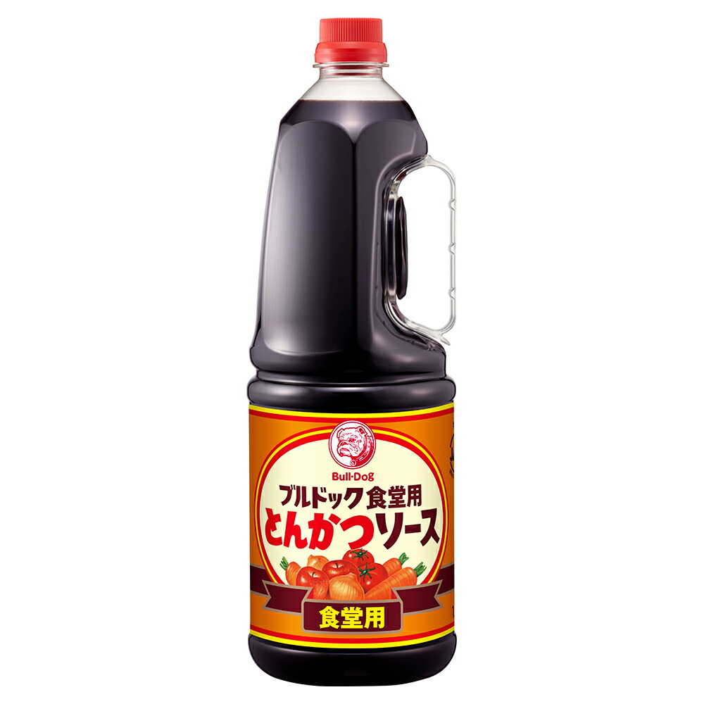 【ケース販売 6個入1ケース】ブルドック 食堂用とんかつソース 1.8L 1本