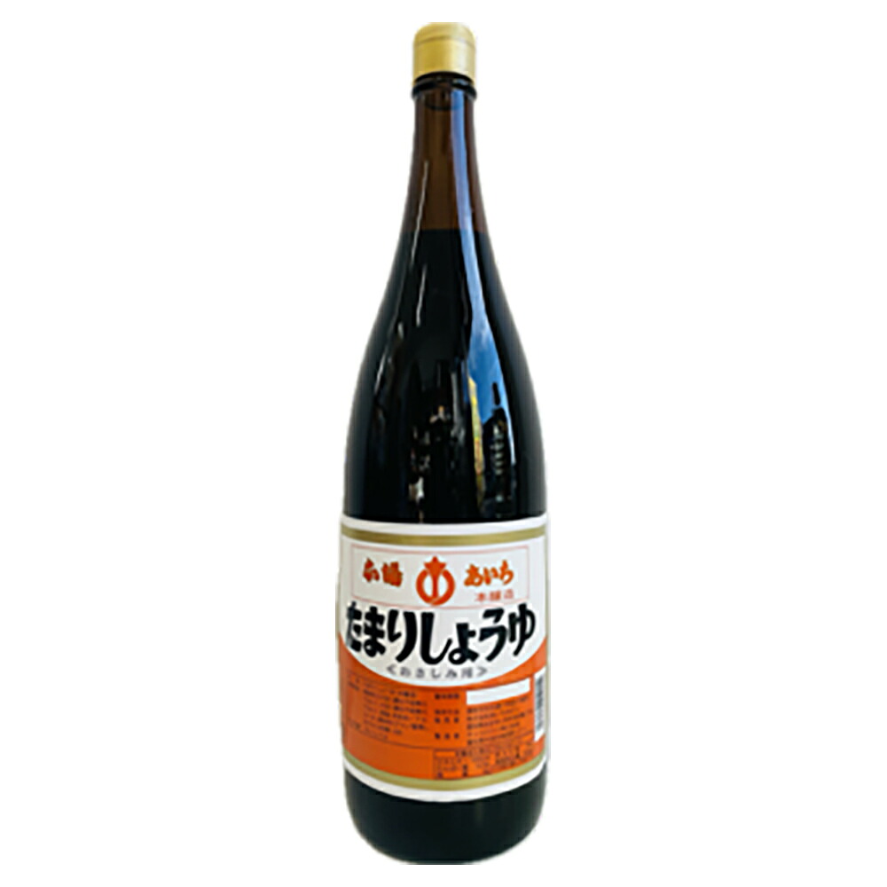 【ケース販売 6個入1ケース】あいち たまり醤油 1.8L 1本